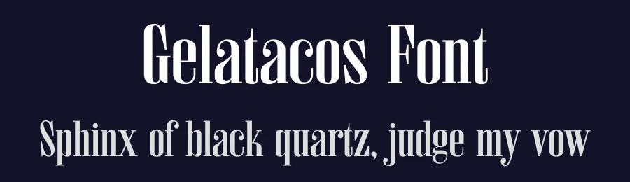 Gelatacos Font by TypeLogue — Serif Font — thumbnail 2