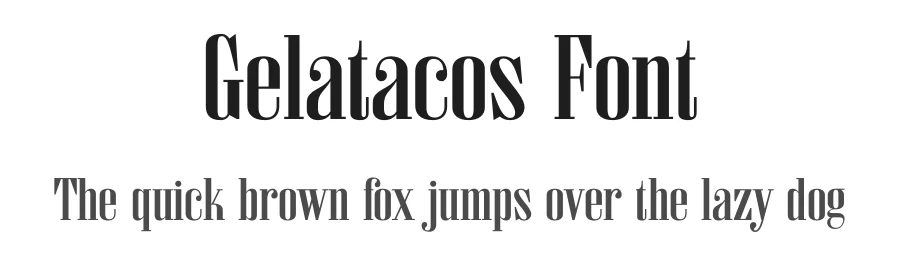 Gelatacos Font by TypeLogue — Serif Font