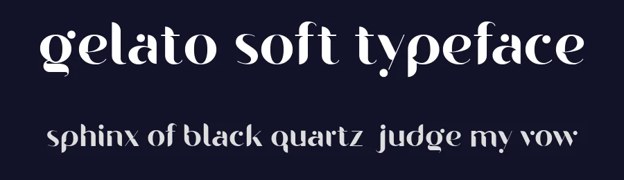 Gelato Soft Typeface by Pedro Azedo — Display Font — thumbnail 2