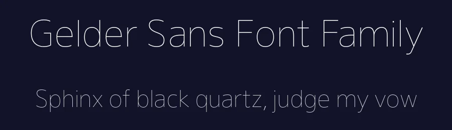 Gelder Sans Font Family by The Northern Block — Decorative Font — thumbnail 2