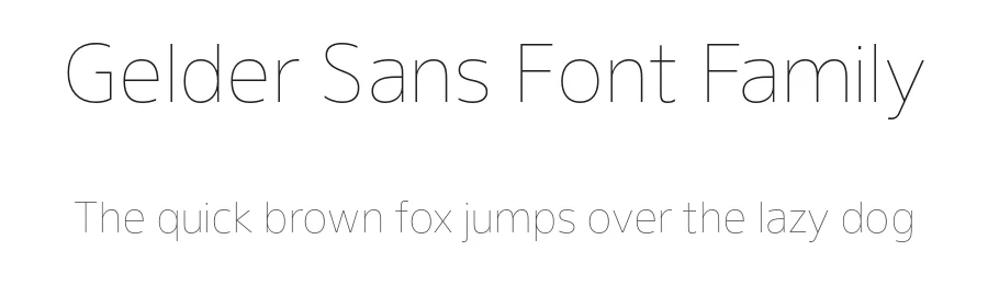 Gelder Sans Font Family by The Northern Block — Decorative Font