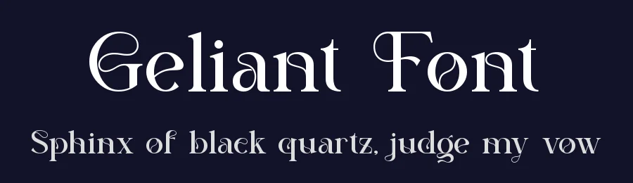 Geliant Font by SlideShoot — Serif Font — thumbnail 2