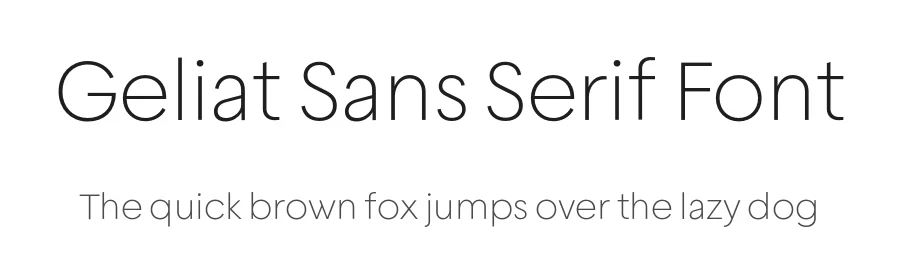Geliat Sans Serif Font by Wahyu & Sani Co. — Sans Serif Font