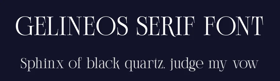 GELINEOS SERIF FONT by BRAINWAVES STUDIO — Serif Font — thumbnail 2