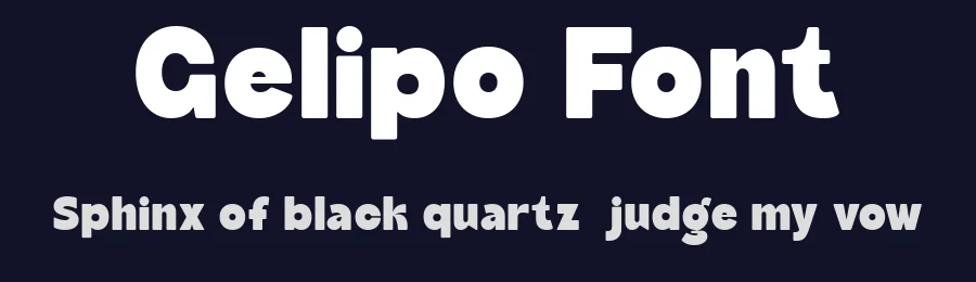 Gelipo Font by Fontliner — Display Font — thumbnail 2