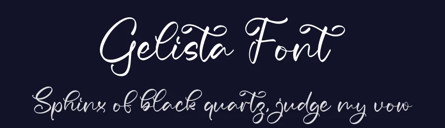 Gelista Font by letterfabric — Script Handwritten Font — thumbnail 2