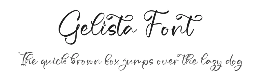 Gelista Font by letterfabric — Script Handwritten Font