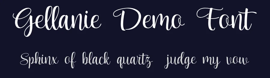 Gellanie Demo Font by fonthentic — Serif Font — thumbnail 2