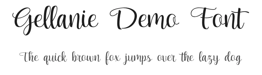 Gellanie Demo Font by fonthentic — Serif Font