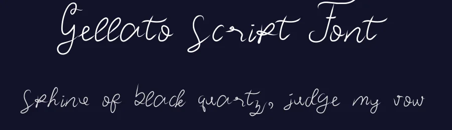 Gellato Script Font by jetsmax — Script Handwritten Font — thumbnail 2