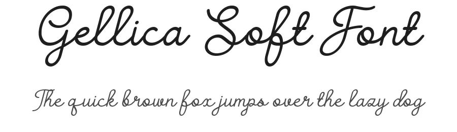 Gellica Soft Font by Fontliner — Display Font