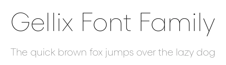 Gellix Font Family by Displaay — Sans Serif Font