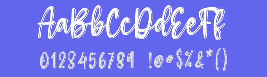Gellonia Flower Script Font by andikastudio — Script Handwritten Font — thumbnail 3