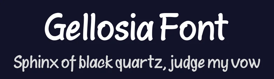Gellosia Font by Ketapel — Display Font — thumbnail 2