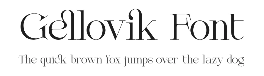 Gellovik Font by zaain type — Decorative Font