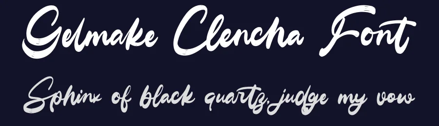 Gelmake Clencha Font by letterenastudios — Script Handwritten Font — thumbnail 2