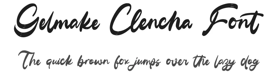Gelmake Clencha Font by letterenastudios — Script Handwritten Font