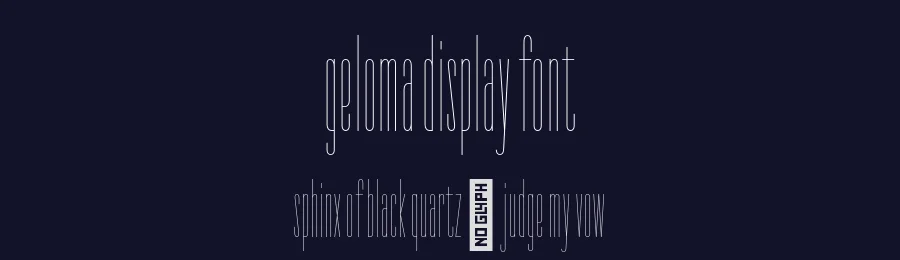 Geloma Display Font by Justin Penner — Display Font — thumbnail 2
