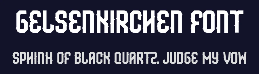 Gelsenkirchen Font by Studio TRQ — Display Font — thumbnail 2