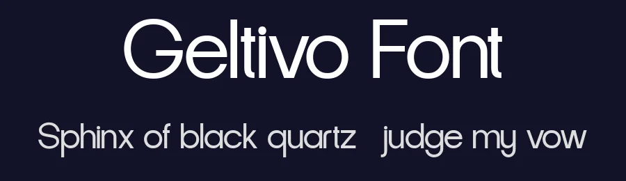 Geltivo Font by Flawless And Co — Sans Serif Font — thumbnail 2