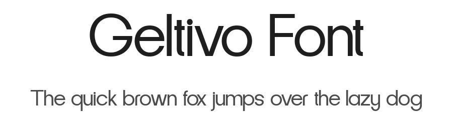 Geltivo Font by Flawless And Co — Sans Serif Font