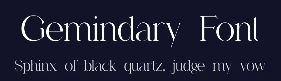 Gemindary Font by UICreative — Serif Font — thumbnail 2