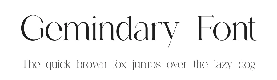 Gemindary Font by UICreative — Serif Font
