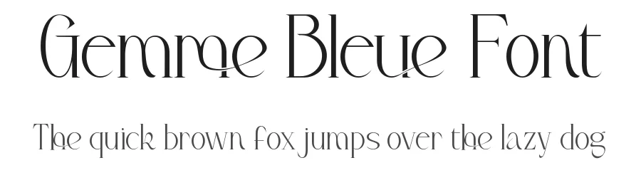 Gemme Bleue Font by noahtype — Serif Font