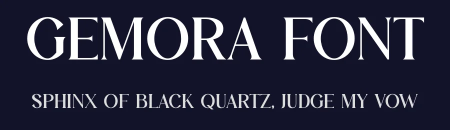 Gemora Font by SURATMI — Serif Font — thumbnail 2