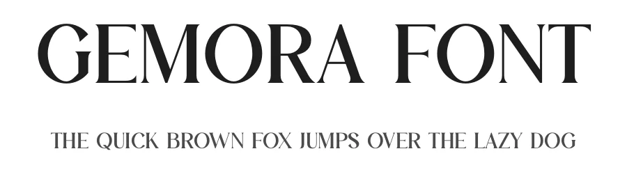 Gemora Font by SURATMI — Serif Font