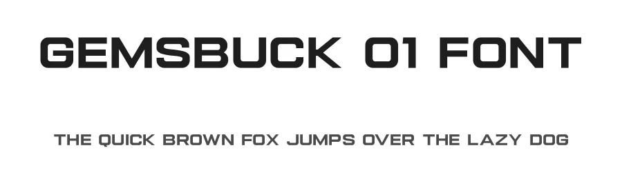 Gemsbuck 01 Font by Studio Fat Cat — Sans Serif Font