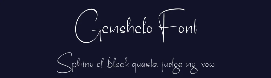 Gemshelo Font by letterenastudios — Script Handwritten Font — thumbnail 2