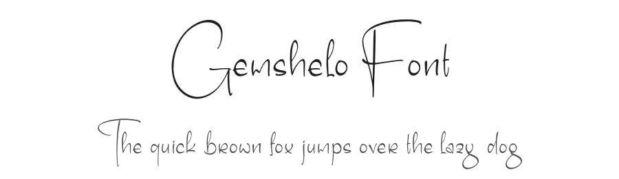 Gemshelo Font by letterenastudios — Script Handwritten Font