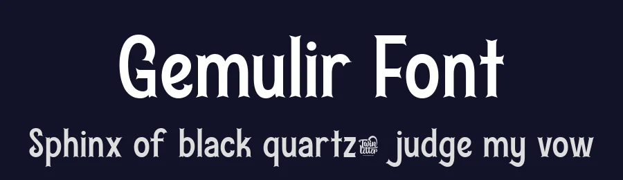 Gemulir Font by twinletter — Display Font — thumbnail 2