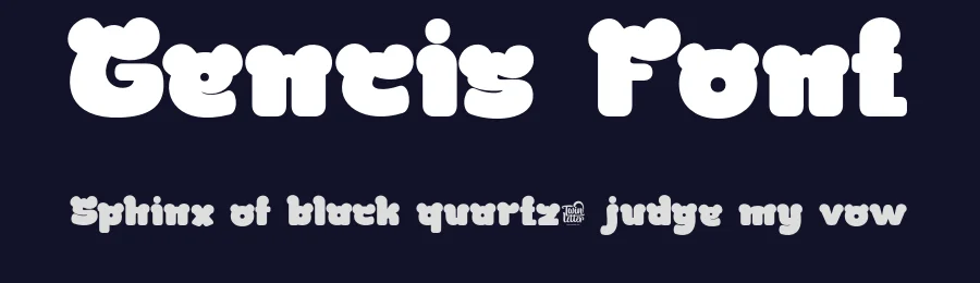 Gencis Font by twinletter — Display Font — thumbnail 2