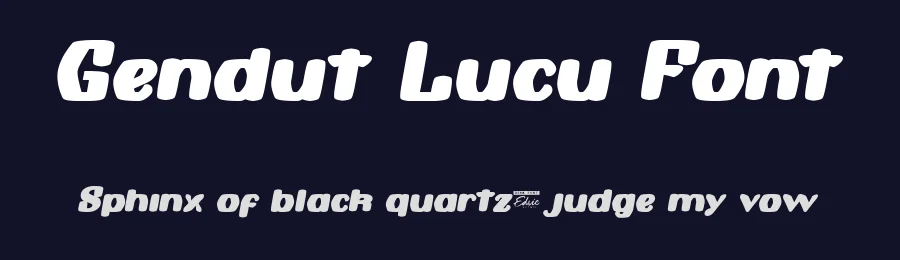 Gendut Lucu Font by edricstudio — Display Font — thumbnail 2