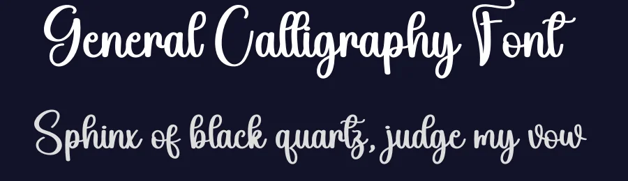 General Calligraphy Font by andikastudio — Script Handwritten Font — thumbnail 2