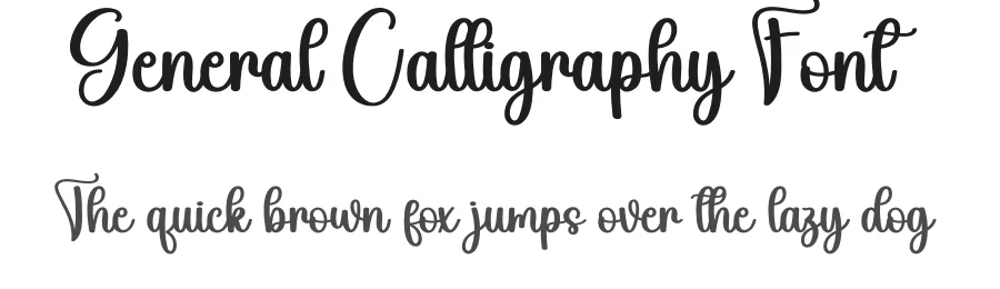 General Calligraphy Font by andikastudio — Script Handwritten Font