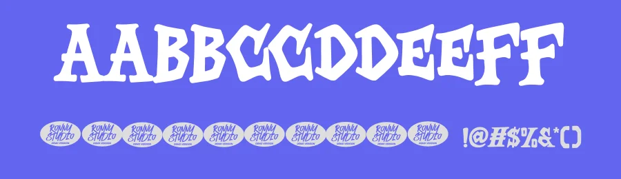 Genetiz – Punk Style Display Font by Ronny_STD — Display Font — thumbnail 3