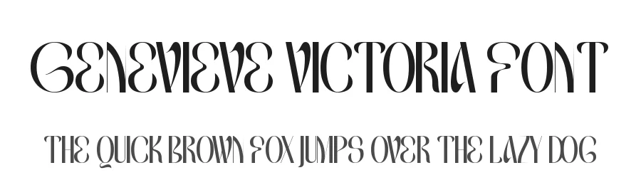 Genevieve Victoria Font by timelesstype.co — Display Font