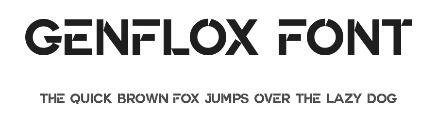 Genflox Font by Graphicxell — Display Font