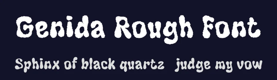 Genida Rough Font by craftsupplyco — Display Font — thumbnail 2