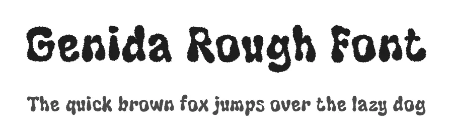 Genida Rough Font by craftsupplyco — Display Font