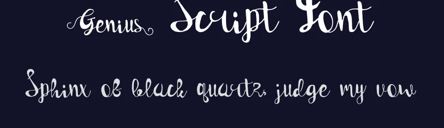 Genius Script Font by inermediaSTUDIO — Script Handwritten Font — thumbnail 2
