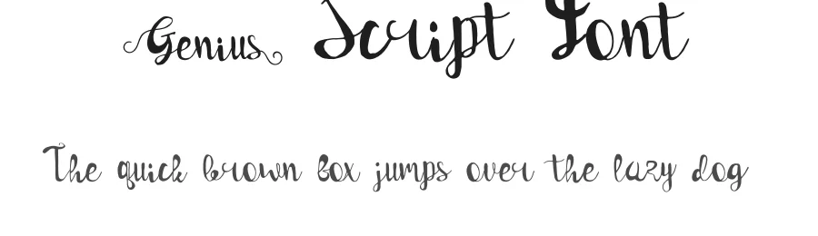 Genius Script Font by inermediaSTUDIO — Script Handwritten Font