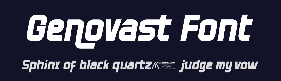 Genovast Font by fontkong — Sans Serif Font — thumbnail 2
