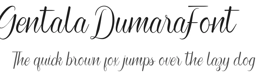 Gentala Dumara Font by nihstudio — Script Handwritten Font