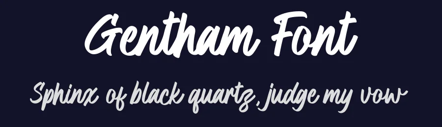 Gentham Font by Lettermine — Script Handwritten Font — thumbnail 2