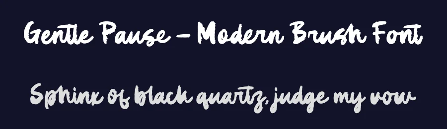 Gentle Pause – Modern Brush Font by letterenastudios — Script Handwritten Font — thumbnail 2