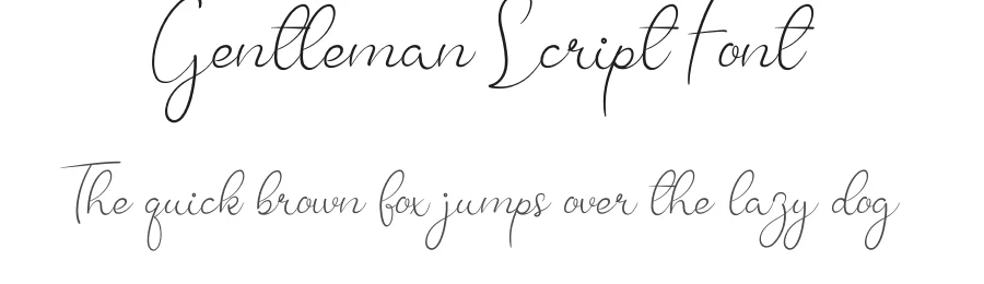 Gentleman Script Font by andikastudio — Script Handwritten Font